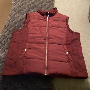 Burgundy Vest